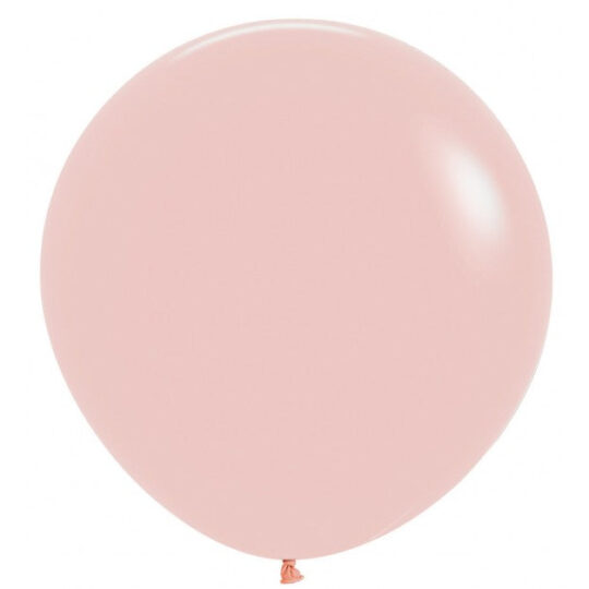 Pastel Melon Orange 60cm Latex Balloons Pack of 3