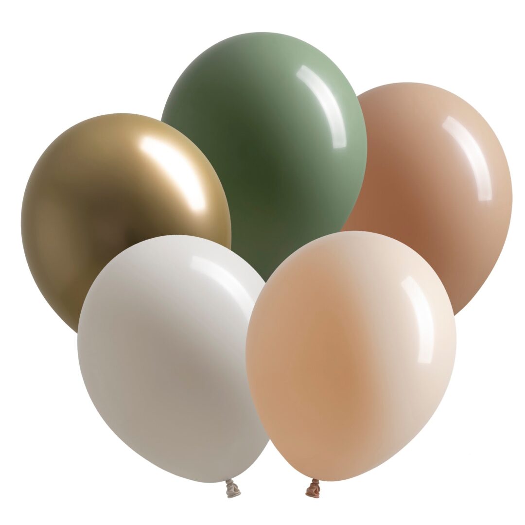 Neutral Assorted Latex Balloons Pack of 10