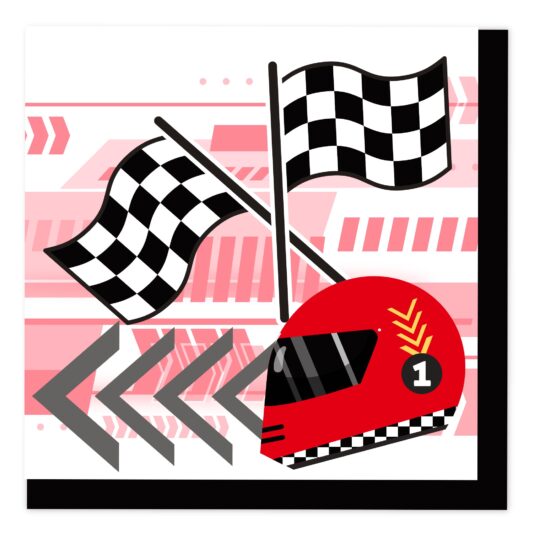 Racing Car Napkins Pack of 16