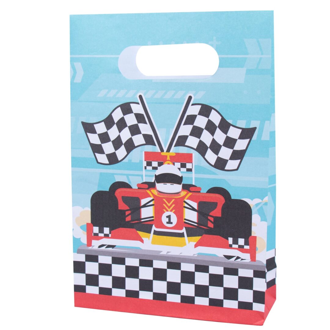 Racing Car Paper Party Bags Pack of 8