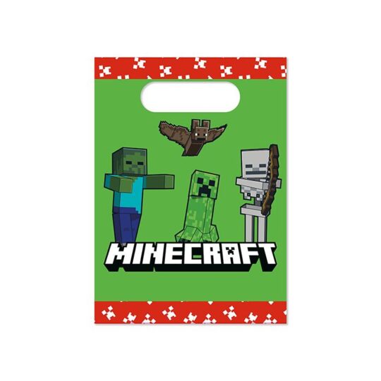 Minecraft Paper Party Bag Pack of 4