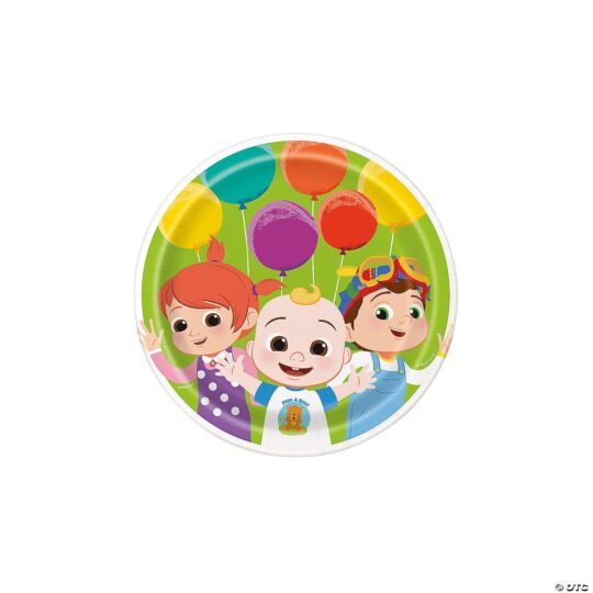 CoComelon Party Paper Dessert Plates Pack of 8