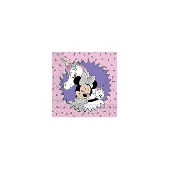 Minnie Mouse Unicorn Paper Napkins Pack of 20