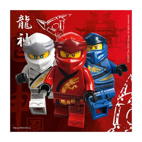 Lego Ninjago Paper Napkins Pack of 20