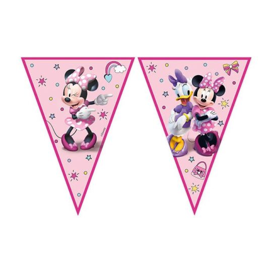 Minnie Mouse Paper Flag Banner