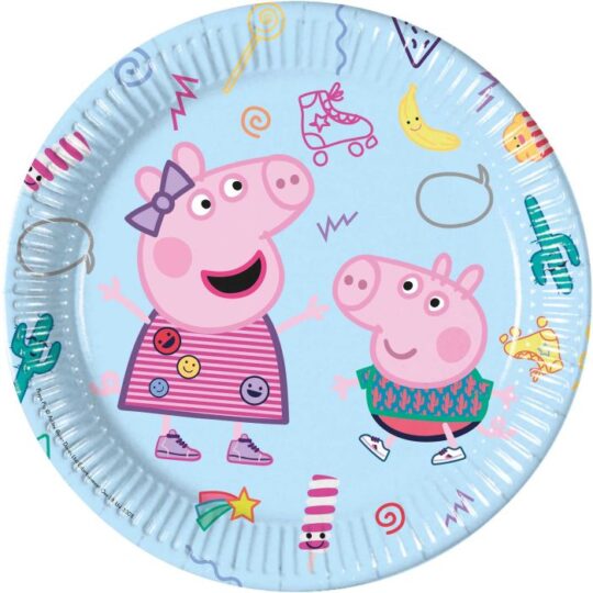 Peppa Pig Paper Plates Pack of 8