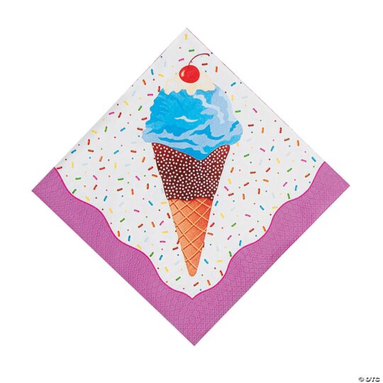 I Scream For Ice Cream Luncheon Napkins Pack of 16