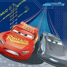 Disney Cars 3 Napkins Pack of 16