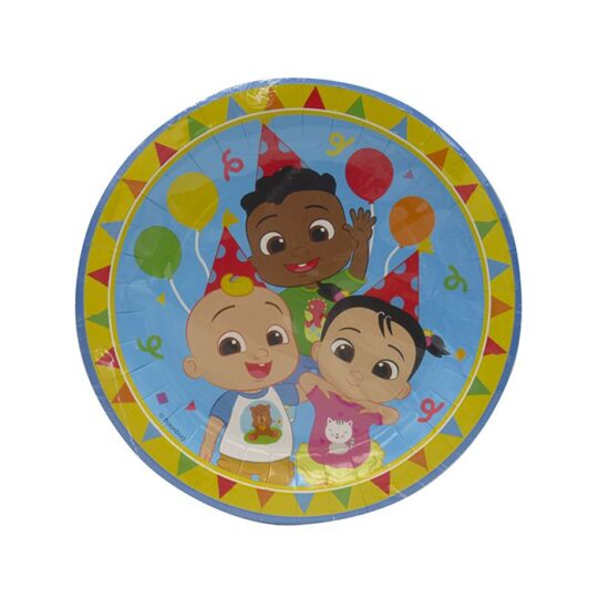 Cocomelon Paper Plates Pack of 8