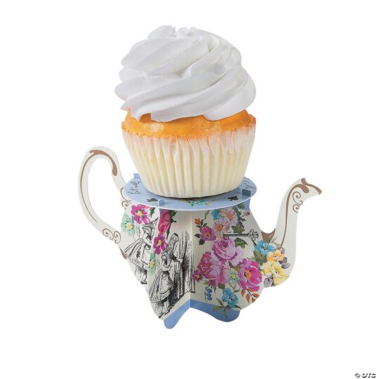 Truly Alice Teapot Cupcake Stands Pack of 6