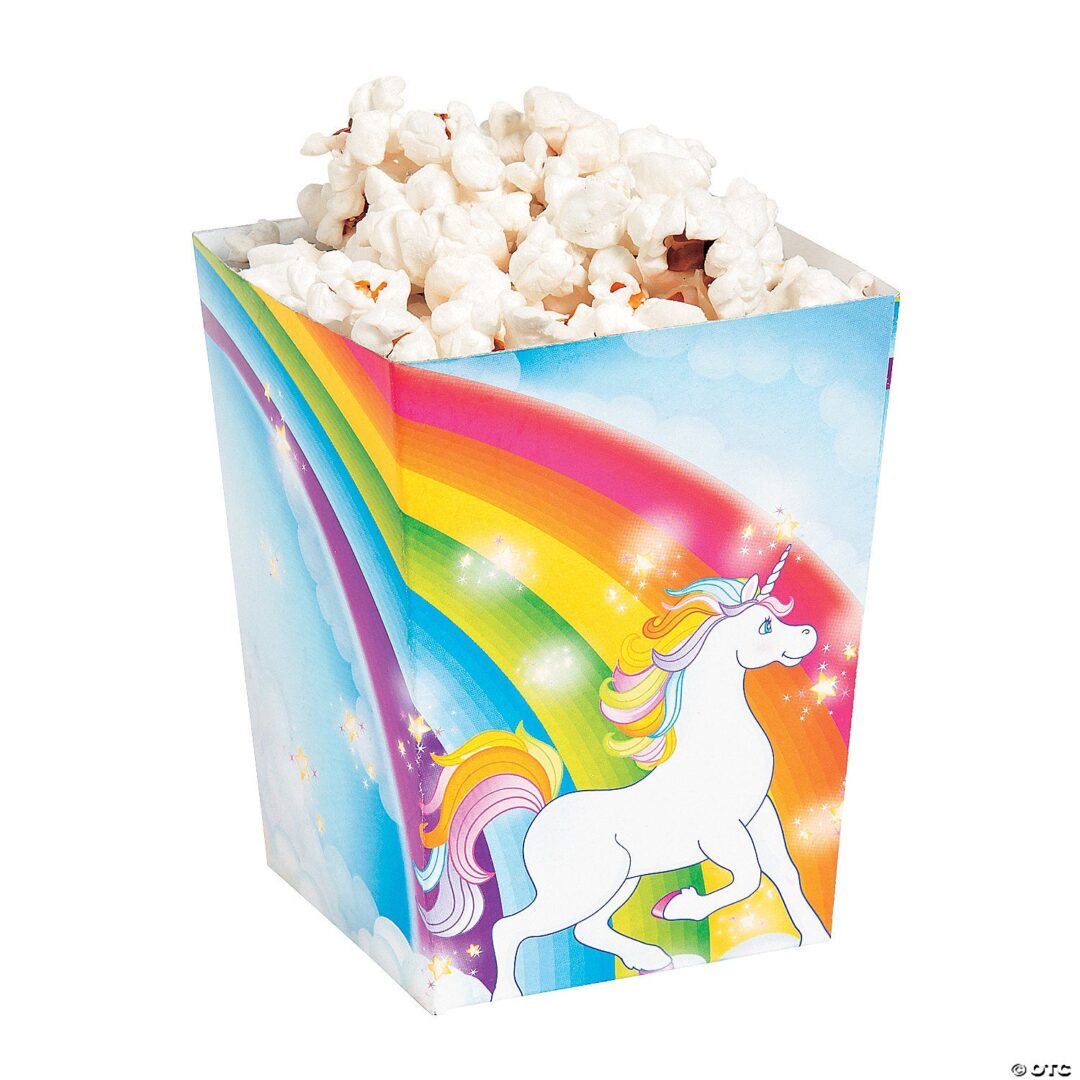 Unicorn Popcorn Boxes Pack of 12