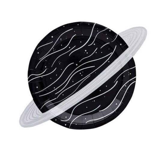 Space Planet Paper Plates - Set of 8