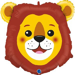 Lion Face Foil Balloon