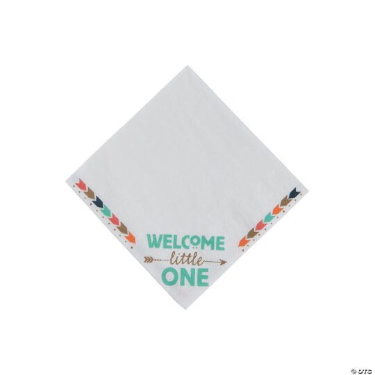 Tribal Baby Shower Beverage Napkins Pack of 16